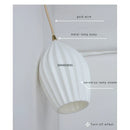 DecorBites™ Elegance Ribbed Ceramic Pendant Lights for Dining Island, Living Room