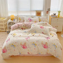 DecorBites™ Cotton Printed Bedding Set: Cozy, Breathable, All Seasons Comforter Set