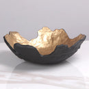 DecorBites™ Golden Resin Fruit Bowl Tray for Home Decor and Storage