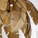 DecorBites™ Gold Leaves Chandelier Small Pendant Lighting for Kitchen Island Hallway E27 Socket