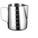 DecorBites™ Latte Art Cup with Pull Needle, Measuring Scale, Milk Frother, Garland Mug