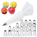 DecorBites™ 29-Piece Cream Puff Nozzles Set Cake Decorating Tools