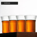DecorBites™ Japanese Walnut Tea Cup Set - High-Grade Glass Coffee & Flower Tea Cups