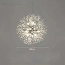 DecorBites™ Dandelion Crystal Chandelier: Modern Nordic Style LED Pendant Light for Living Room
