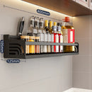 DecorBites™ Double-Layer Kitchen Organizer Wall Spice Storage Rack