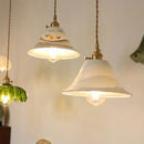 DecorBites™ Ceramic Copper Pendant Light Bar Coffee Kitchen E27 Knob Switch LED Fixture