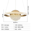 DecorBites™ Crystal Copper Pendant Lights: Elegant Nordic Design for Luxury Dining and Bedroom Décor