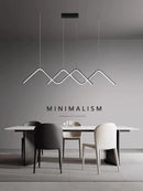 DecorBites™ Geometric LED Pendant Lights Modern Minimalist Chandelier Lighting