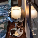 DecorBites™ Glass Gold Table Lamp: Luxury Designer Desk Light for Elegant Living Spaces