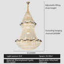 DecorBites™ Light Luxury Crystal Chandelier - Post-modern Bedroom Dining Room Living Room Elegant Design