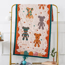 DecorBites™ Cotton Gauze Bath Towels - Soft & Quick-Dry Towel for Adults
