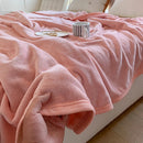 DecorBites™ Coral Velvet Summer Blanket: Extra Soft, Skin-friendly, Machine Washable