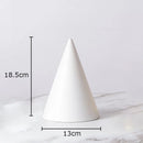 DecorBites™ Cube Round Statue Decor Ceramic Ornament Sculpture Artwork for Desk & Room