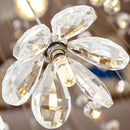 DecorBites™ Crystal Hanging Loft Chandelier - Elegant Ceiling Lighting for Staircase and Room Decor