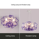 DecorBites™ LED Flower Ceiling Pendant Lamp for Living Room Bedroom