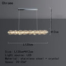 DecorBites™ Crystal LED Pendant Ceiling Chandelier for Kitchen Island, Dining Room & Living Room