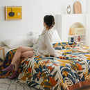 DecorBites™ Cozy Gauze Cotton Throw Blanket