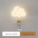 DecorBites™ Kids Room LED Animal Wall Lamps - Monkey Rabbit Cloud Design