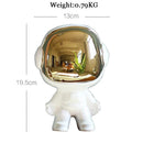 Abstract Gold Resin Statue Handicraft for Living Room, Office Desk Decor - DecorBites™
