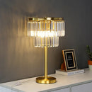 DecorBites™ Crystal Brass Floor Lamp: Modern Nordic Style LED Standing Light