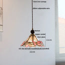 DecorBites™ Amber Glass LED Pendant Light - Modern Nordic Design with Iron Base