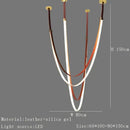 DecorBites™ Designer Leather Chandelier Belt Pendant Light for Modern Spaces