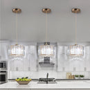 DecorBites™ Glass LED Chandelier Ceiling Light Modern Living Dining Room Fixture