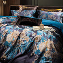 DecorBites™ 1500TC Jacquard Egyptian Cotton Bedding Set for Queen King Linens