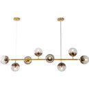 DecorBites™ Glass Ball Pendant Chandelier: Modern Nordic Art Ceiling Lighting for Dining Room & LOFT
