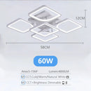 DecorBites™ LED Ceiling Chandelier with Dimmable Light for Home Decor