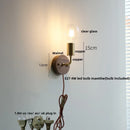 DecorBites™ LED Tiffany Style Wall Lights Pull Chain Sconce Colorful Glass Stair Fixture