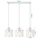 DecorBites™ Industrial Wood Pendant Chandelier for Dinning Living Room Kitchen LED Fixture