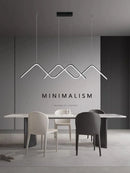 DecorBites™ Geometric LED Pendant Lights Modern Minimalist Chandelier Lighting
