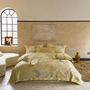 DecorBites™ 100S Egyptian Cotton Embroidery Bed Linens Set for Queen King Euro Size