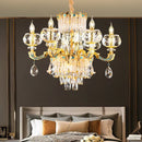 DecorBites™ Crystal Candle Chandelier for Luxury Living Room, Bedroom, and Dining Room
