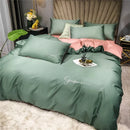 DecorBites™ Egyptian Cotton Bedding Set with Sheet Pillowcase Blanket Cover - Queen King Size