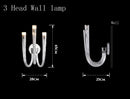 DecorBites™ Glass Chandelier LED Hanging Light for Living Room Bedroom Dining Room - 2024 Collection.