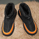 Mens Winter Velvet Ankle Boots – Warm Stylish Winter Shoes