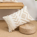 DecorBites™ Beige Boho Style Cushion Cover 45x45/30x50cm - Handmade Square Pillow Case