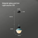 DecorBites™ Glass Ball Pendant Lamp: Modern Nordic Light Fixture for Home Decor, Kitchen, Dining, Bedroom