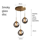 DecorBites™ Glass Pendant Lights: Nordic LED Hanging Lamp for Kitchen, Dining Room, Bedroom.