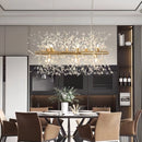 DecorBites™ Dandelion Crystal Ceiling Lamp Chandelier for Bedroom Dining Room Kitchen Island