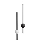 DecorBites™ Glass Rod Pendant Light - Modern Long Hanging Lamp for Living Room, Bedroom & Shop