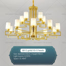 DecorBites™ Chinese Style Luxury Living Room Chandelier for Elegant Homes