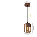 DecorBites™ LED Glass Pendant Lamp: Modern Nordic Hanging Light for Kitchen, Bedroom, Hotel & Restaurant decor.