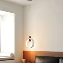 DecorBites™ Adjustable LED Pendant Light - Nordic Modern Yellow Travertine Marble Wood Fixture