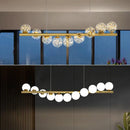 DecorBites™ Glass Ball G9 LED Ceiling Chandelier for Living Dining Kitchen Decor