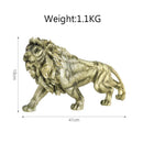 Abstract Gold Resin Statue Handicraft for Living Room, Office Desk Decor - DecorBites™