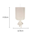 DecorBites™ Linen Cloth Pendant Light: Elegant Bohemian Fabric Chandelier for Home, Restaurant, Hotel