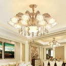 DecorBites™ Crystal Ceiling Chandelier for Modern Luxury Living Room & Hotel Lobby
